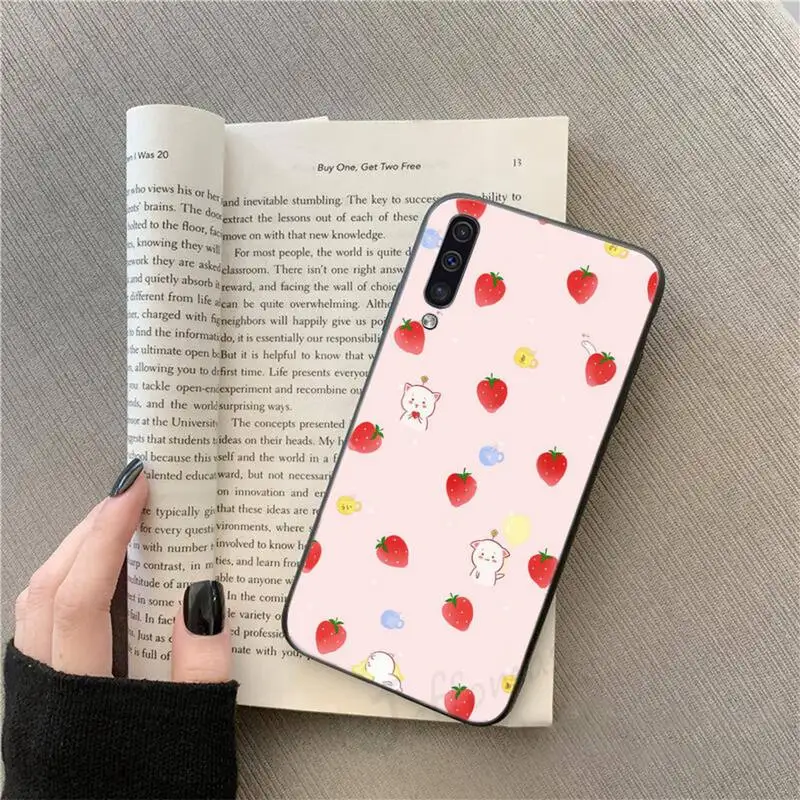 

Fruit strawberry cherry food Phone Case For Samsung galaxy A S note 10 7 8 9 20 30 31 40 50 51 70 71 21 s ultra plus