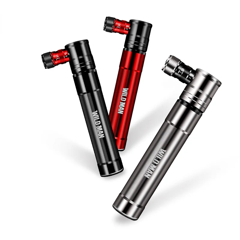 Bicycle Pump Alloy Hand Air Cycling Tire Inflator Valve Mini Bike Ball 100 PSI