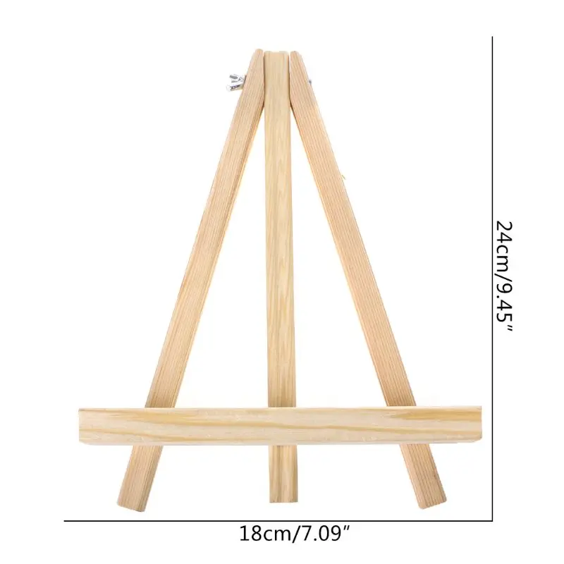 

18X24cm Mini Artist Wooden Easel Wedding Table Card Stand Display Holder For Party Decoration N0HC
