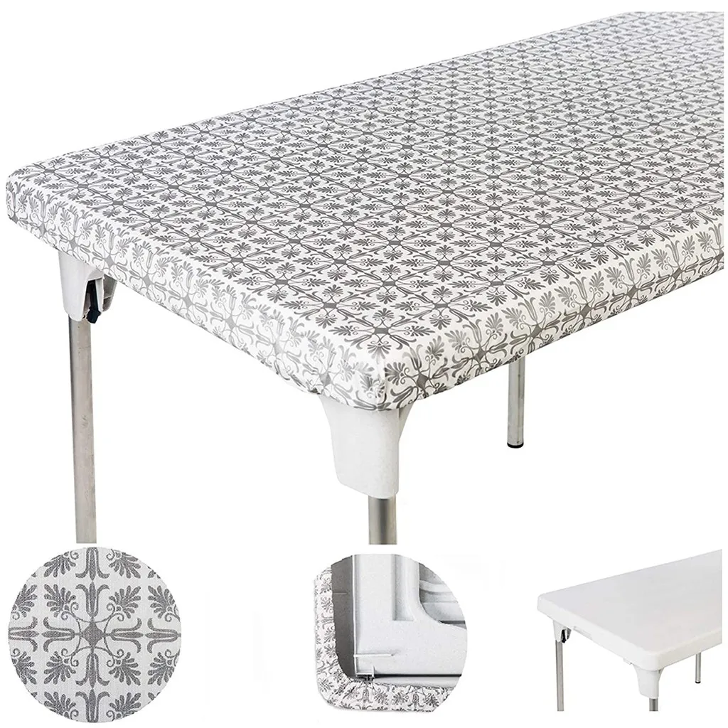 Льняная скатерть кухонный стол разноцветная однотонная декоративная