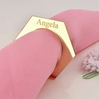 Кольцо для салфеток с шестигранной пряжкой, 4 см