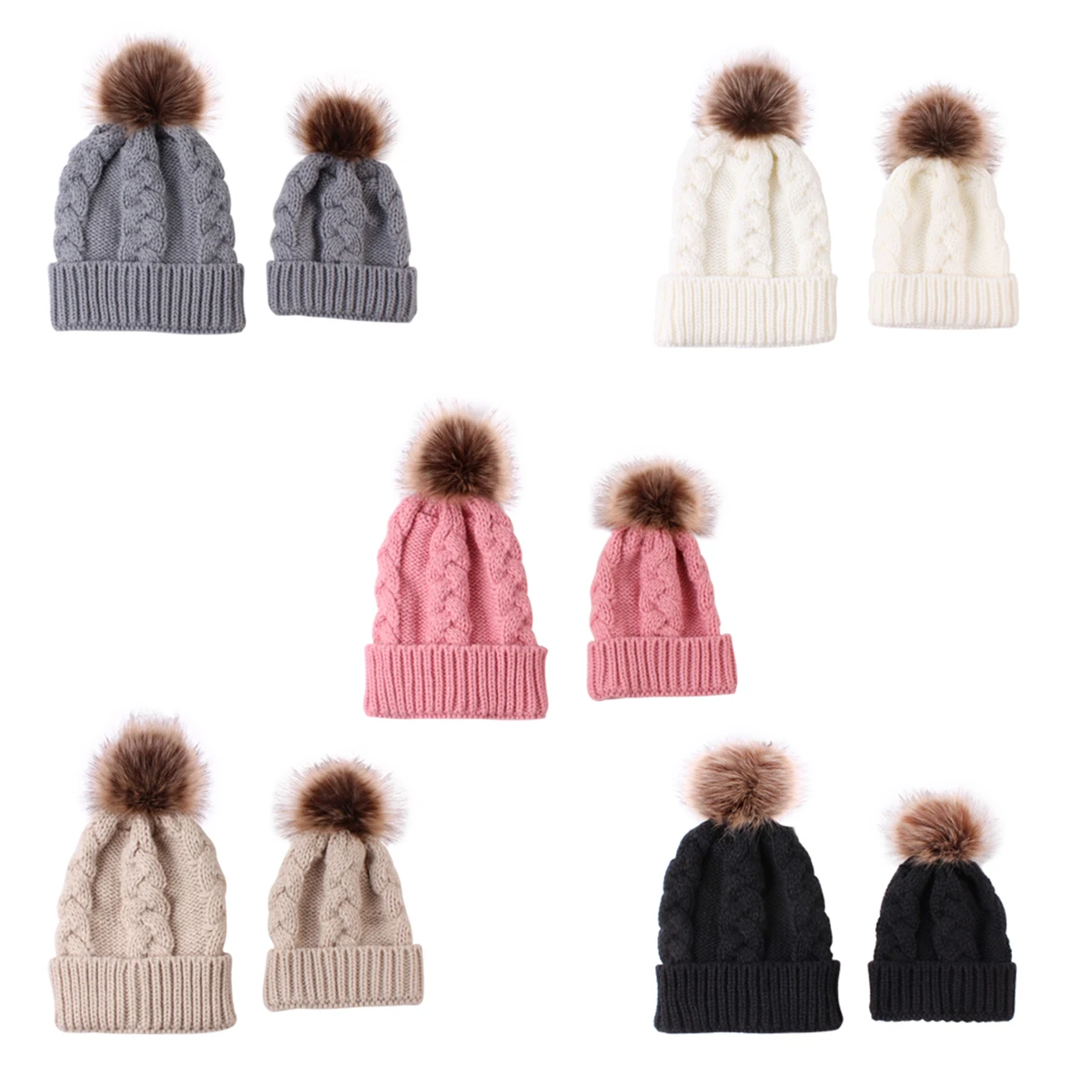 2 шт. детские зимние шапки-бини | Детская одежда и обувь