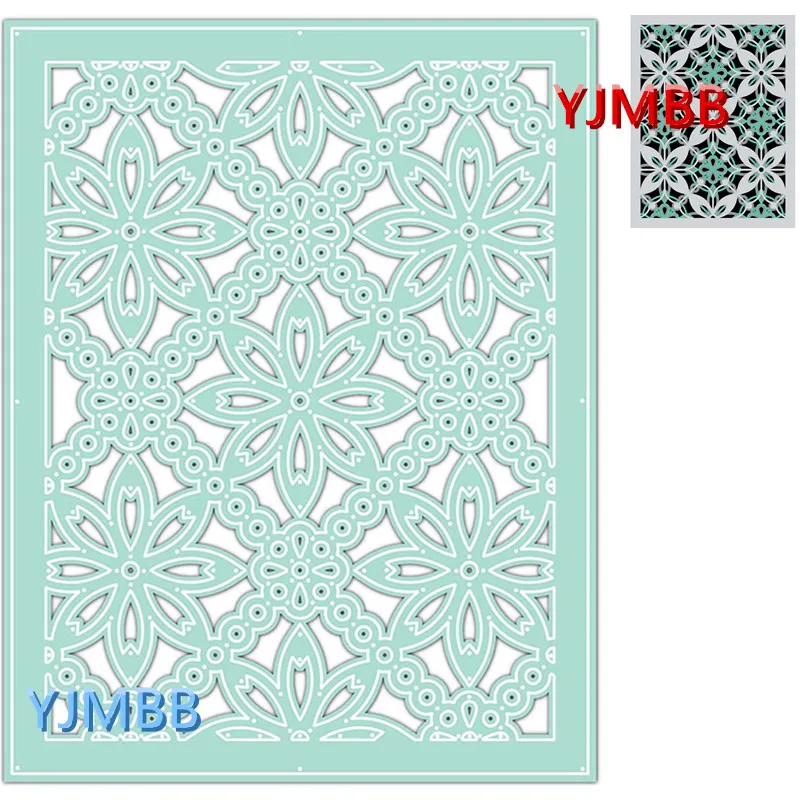 

YJMBB 2021 New Different Floral Backgrounds #2 Metal Cutting Mould Scrapbook Album Paper DIY Card Craft Embossing Die Cutting