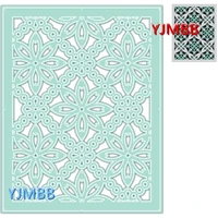 yjmbb 2021 new different floral backgrounds 2 metal cutting mould scrapbook album paper diy card craft embossing die cutting