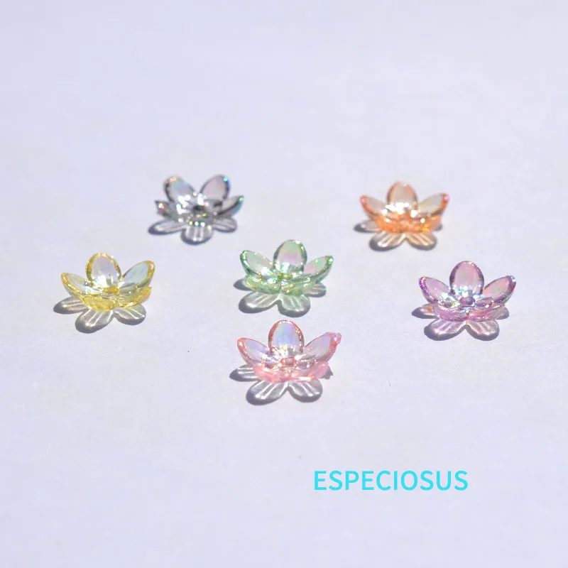 DIY ювелирные изделия аксессуары акриловые бусины 12 мм покрытый цветок спейсеры