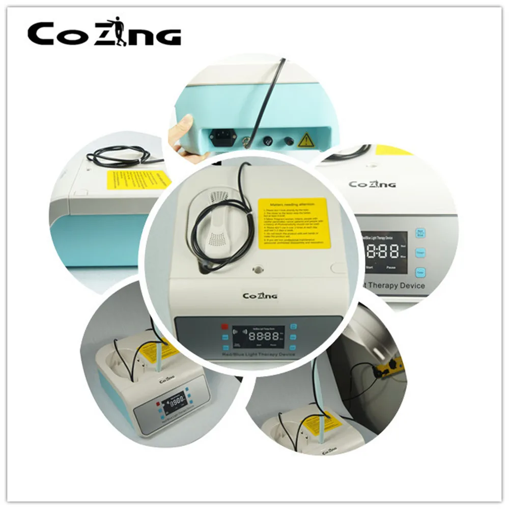 Led красный и синий светильник устройство электростатического терапия по уходу за