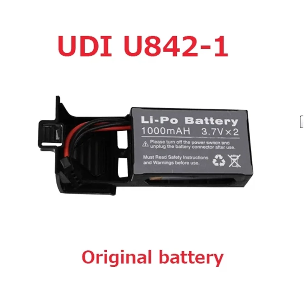 Оригинальный 7 4 V 1000mAh Li-Po аккумулятор для Udi U842 U842-1 U818S RC Quadcopter Drone запасные части |