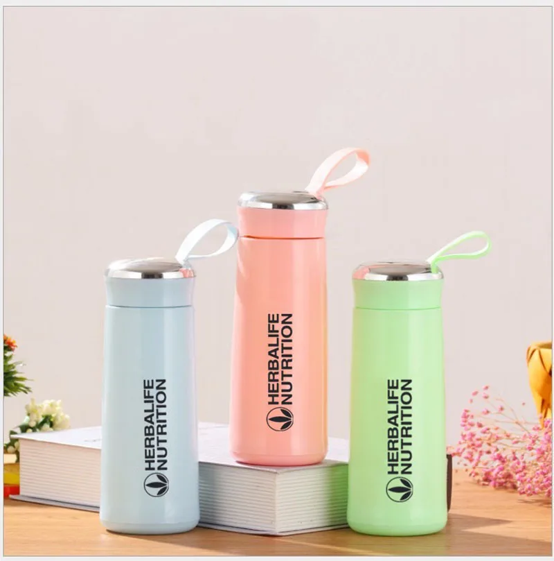 Бутылка Herbalife питательная для молочного коктейля креативная бутылка воды 400 мл
