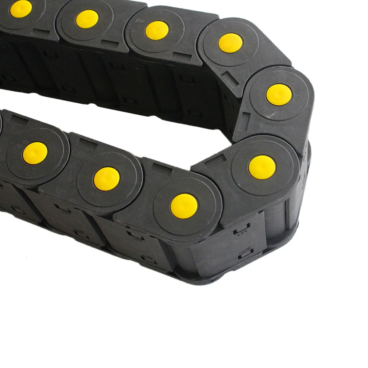 1PCS R55 25mm x 57mm Black Enhanced Plastic Nylon Drag Chain Cable Carrier 1M Length Full-Closed for CNC Machine | Обустройство дома
