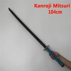 1:1 Косплей Аниме Kimetsu no Yaiba меч оружие Demon Slayer Kanroji Mitsuri меч аниме ниндзя нож PU Игрушка 104 см