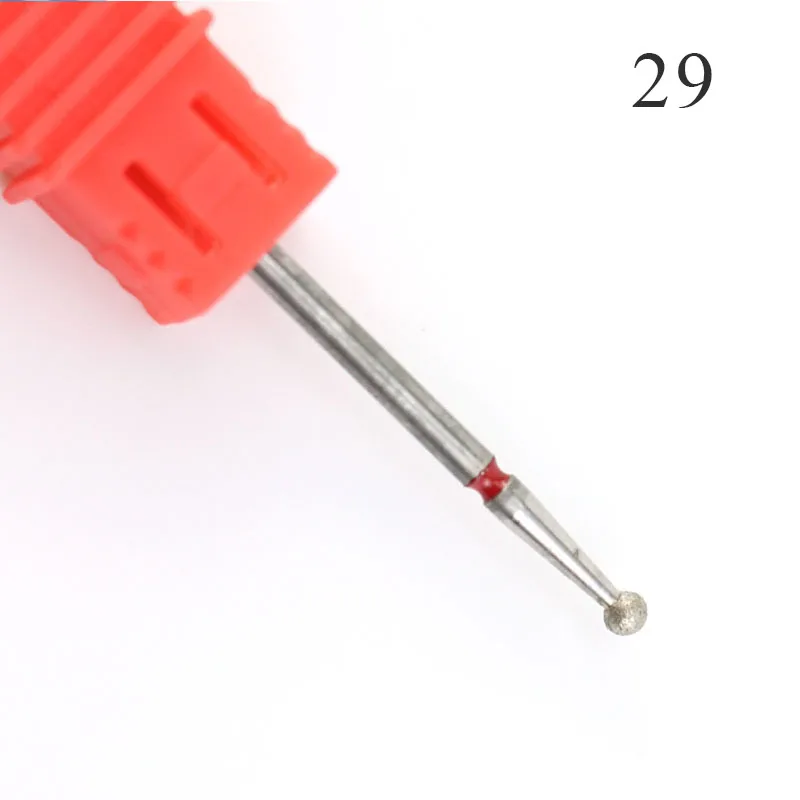 29 Type Diamond Rotary Nail Drill Bit Cuticle Pusher for Manicure Files Electric Milling Cutter Grinder Machine Art Tools | Красота и