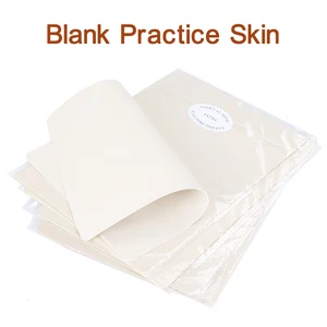 Пустая кожа для практики татуировки, Перманентный макияж, татуировка бровей, тренировка кожи, 5 шт.