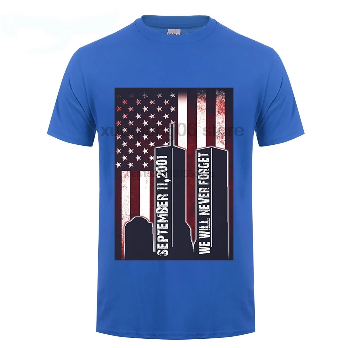 11 сентября 2001 мы никогда не забудем день патриота рубашка|Мужские футболки| |