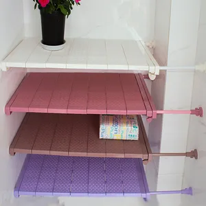 adjustable wardrobe storage shelf wall mounted extendable rack cupboard space saving do free global shipping