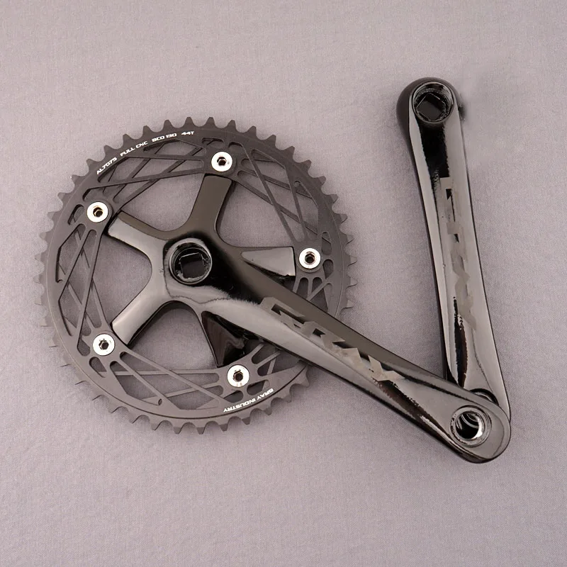 Трек fixie велосипед шатун 44T BCD130 biciclet алюминиевый односкоростной трек для шоссейного велосипеда с фиксированной передачей Велосипед цепные колеса