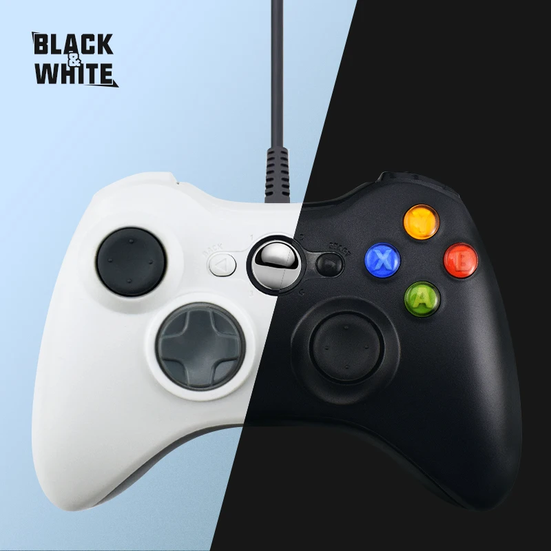 Геймпад GTIPPOR Проводной USB для Xbox 360 джойстик официальных компьютеров Microsoft