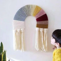 portable creative home decor rainbow tapestry wall hanging 7 styles rainbow tapestry wall hanging handcrafted for kitchen