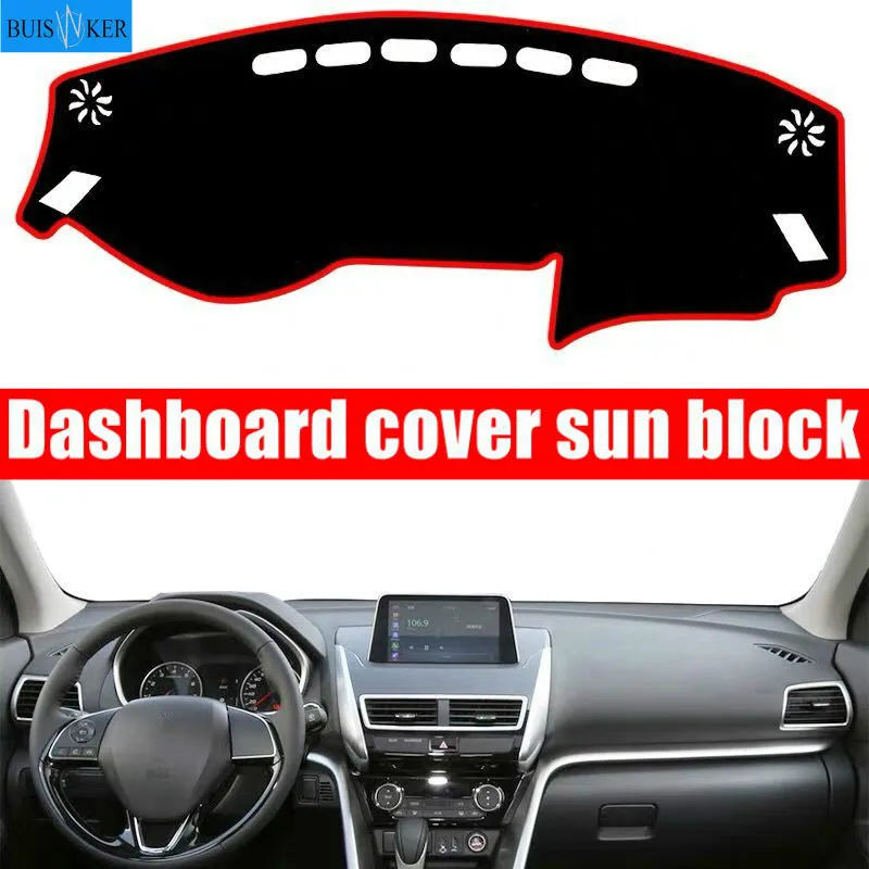 

For Mitsubishi Eclipse Cross 2018 2019 LHD Car Dashboard Cover Dash Mat Non-slip Sun Shade Pad Carpets Trim Accessories