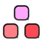 Magenta Snorkel фильтры красные наружные аксессуары для осмотра достопримечательностей для GoPro Hero 9 Hero9 аксессуары для экшн-камеры