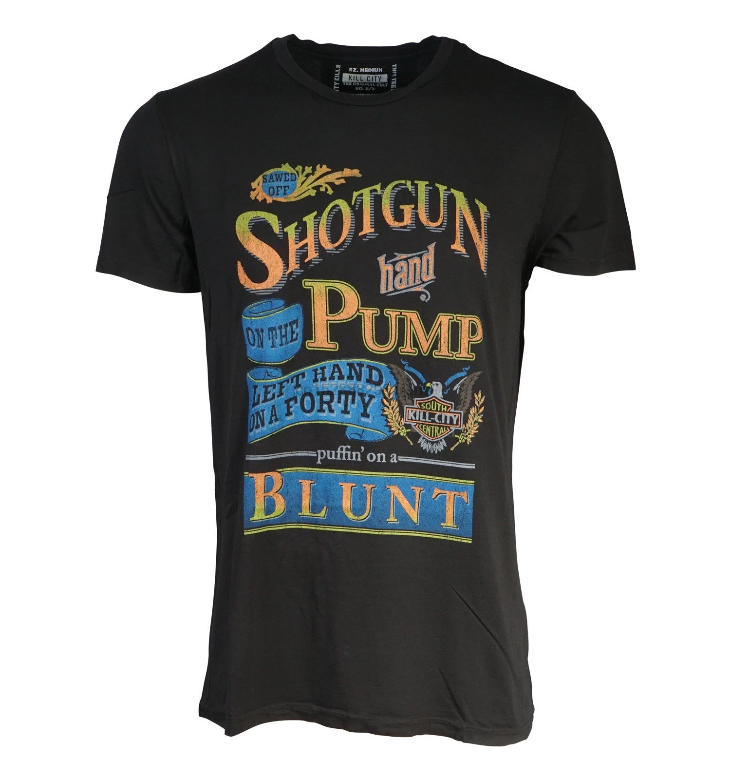 KILL CITY мужская футболка ручной работы на насосе дешевые оптом футболки 100% хлопок