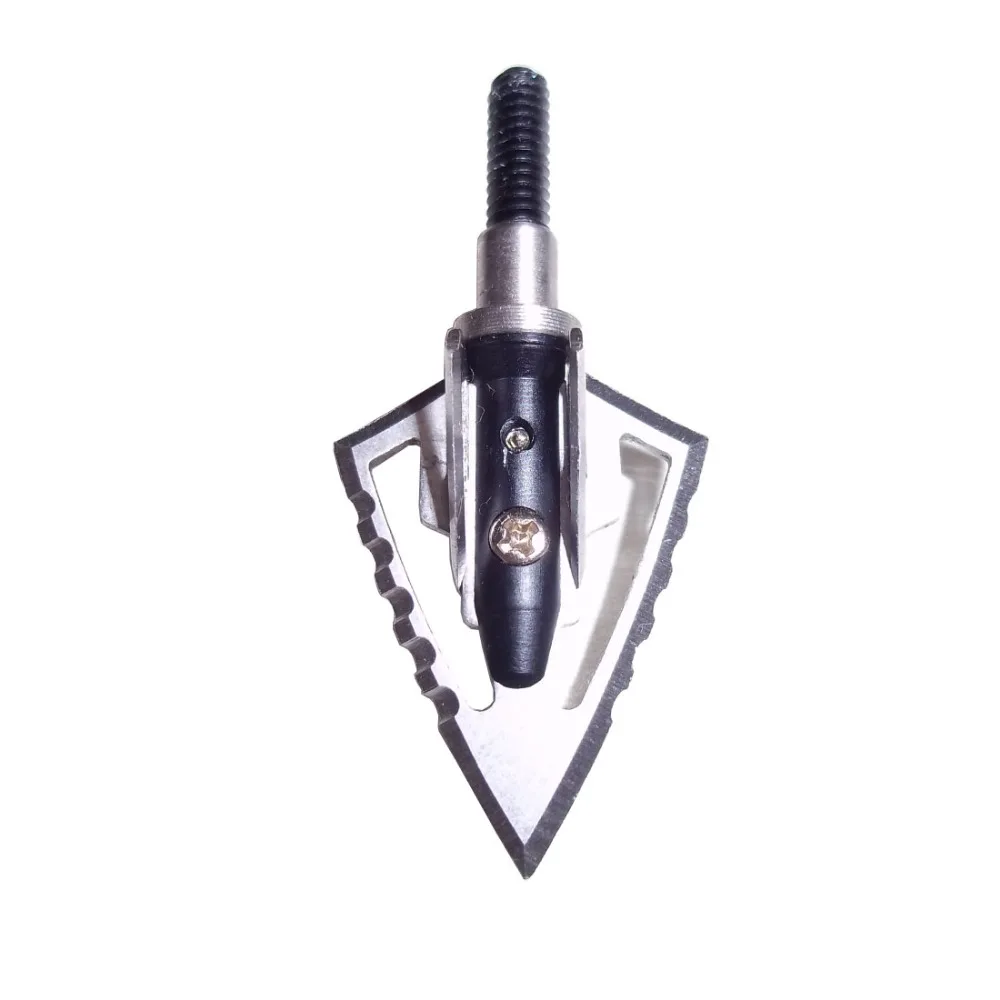 12 шт. стрельба из лука наконечник стрелы для охоты Broadhead 100 Grain Arrow советы по