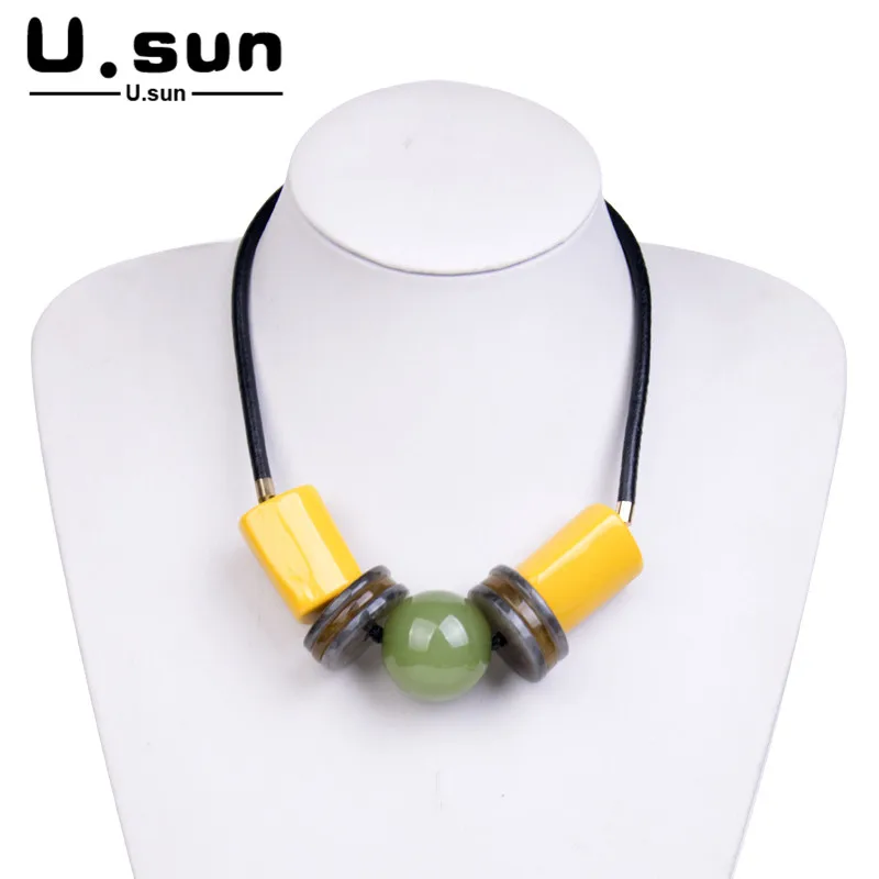 Кулон ожерелье для женщин Персонализированные геометрические Длинные ожерелья s