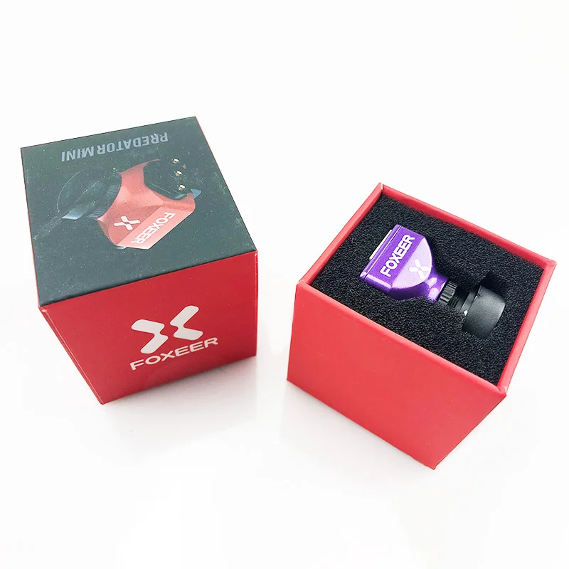 

Foxeer Predator V4 FPV Camera Racing Drone Mini Camera16:9/4:3 PAL/NTSC switchable Super WDR OSD 4ms Latency Upgarded PredatorV3