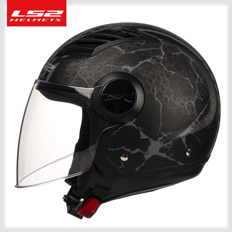 LS2 OF562 воздушного потока в байкерском стиле винтажном шлем 3/4 открытым уход за