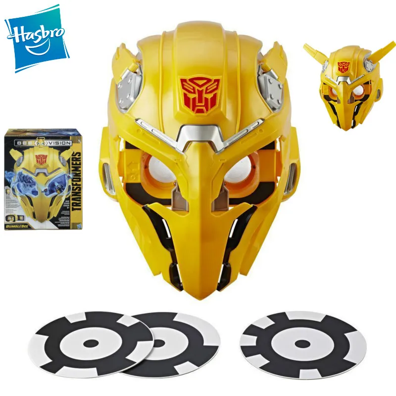 

Новинка, игрушка-трансформер Hasbro TF6, пчелиное видение, Бамблби, маски, ПВХ, подарки детям на день рождения, E0707