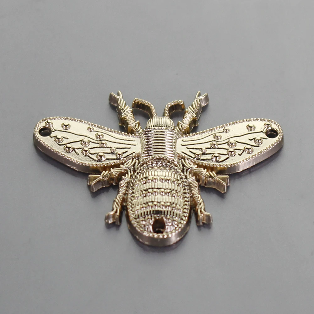 Новинка! Металлические пчелиные заклепки очаровательные крюковые застежки