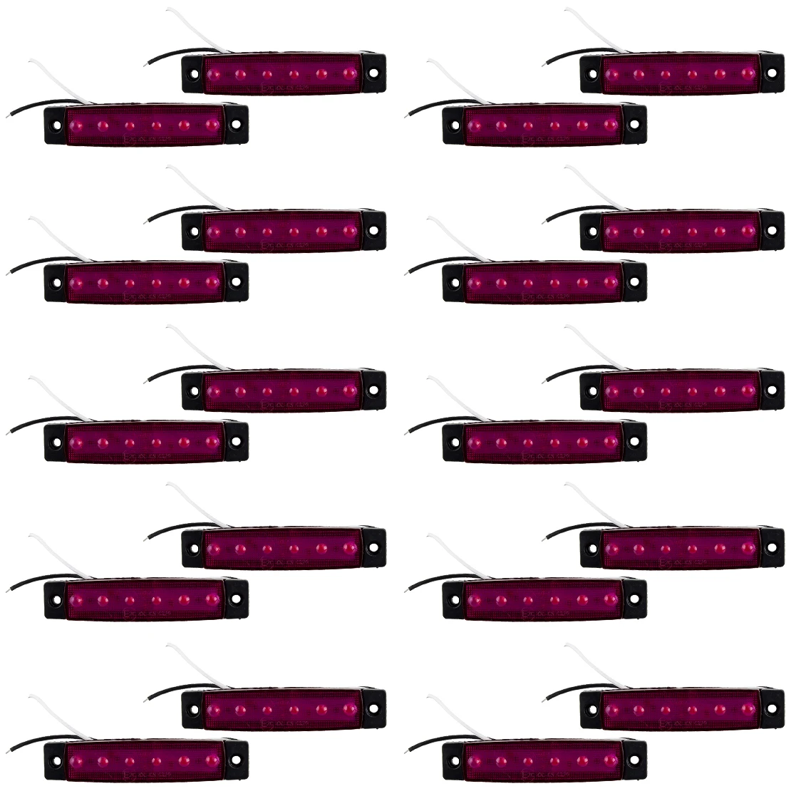 

20 шт., 6 светодиосветодиодный, для лодок, грузовиков, прицепов