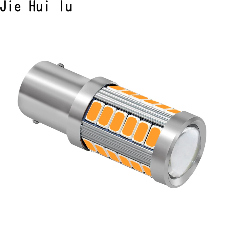 1 шт. 1157 bay15d 1156 BAU15S 33 SMD 33smd 5630 Светодиодный белый красный цвет: желтый, 12V автомобильный P21W PY21W PR21W стоп-сигнал поворота задние фонари сигнальная лампа