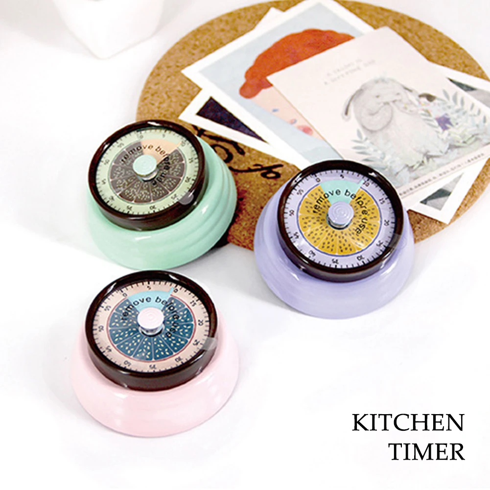 

Kitchen Timer Countdown Chef Cooking Mechanical Clockwork Classroom Facial Sports Student With Loud Alarm Meeting Bathroom