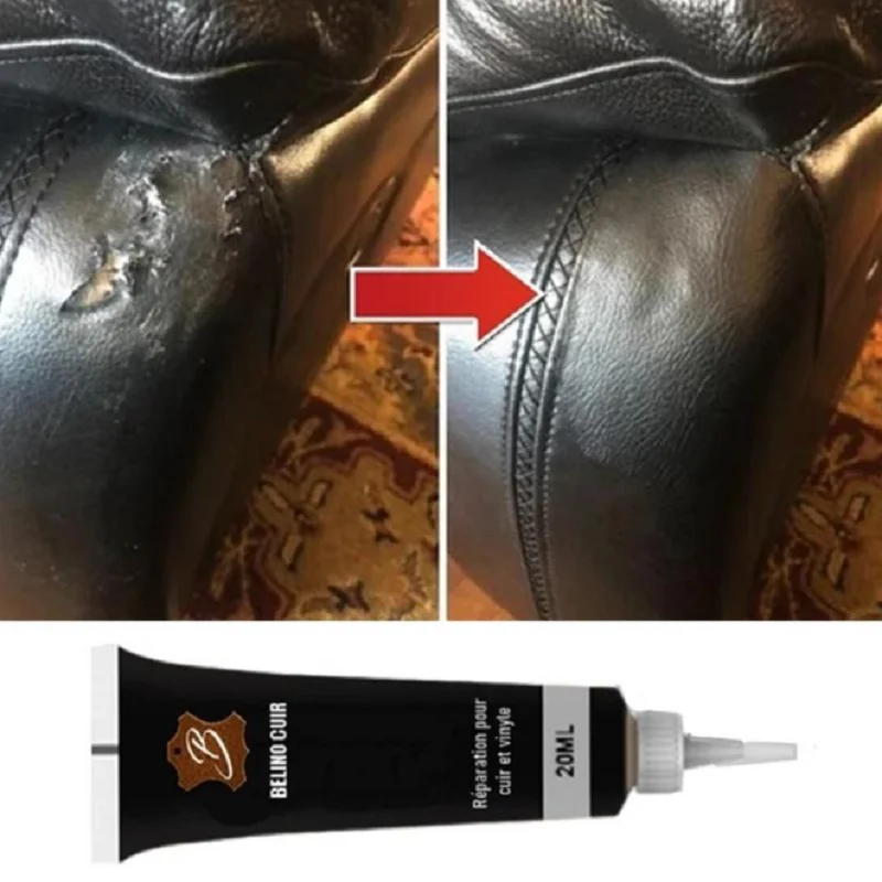 Гель для ремонта кожи автомобиля крем-паста восстановления на автомобильном