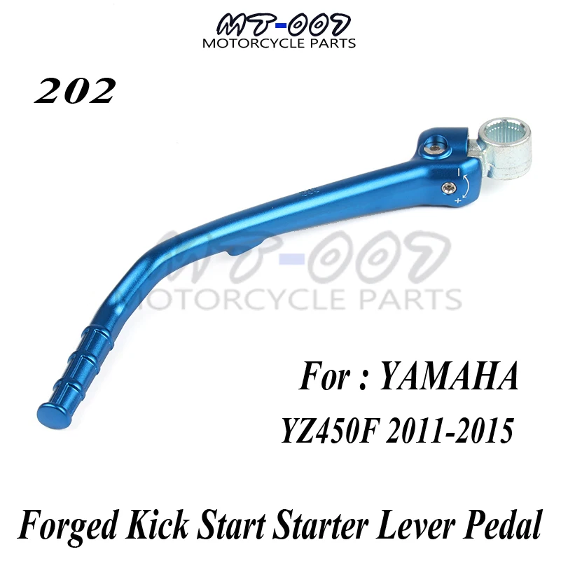 Кованая педаль стартера для YAMAHA YZ450F YZF 450 2011-2015 Мотокросс внедорожный мотоцикл |