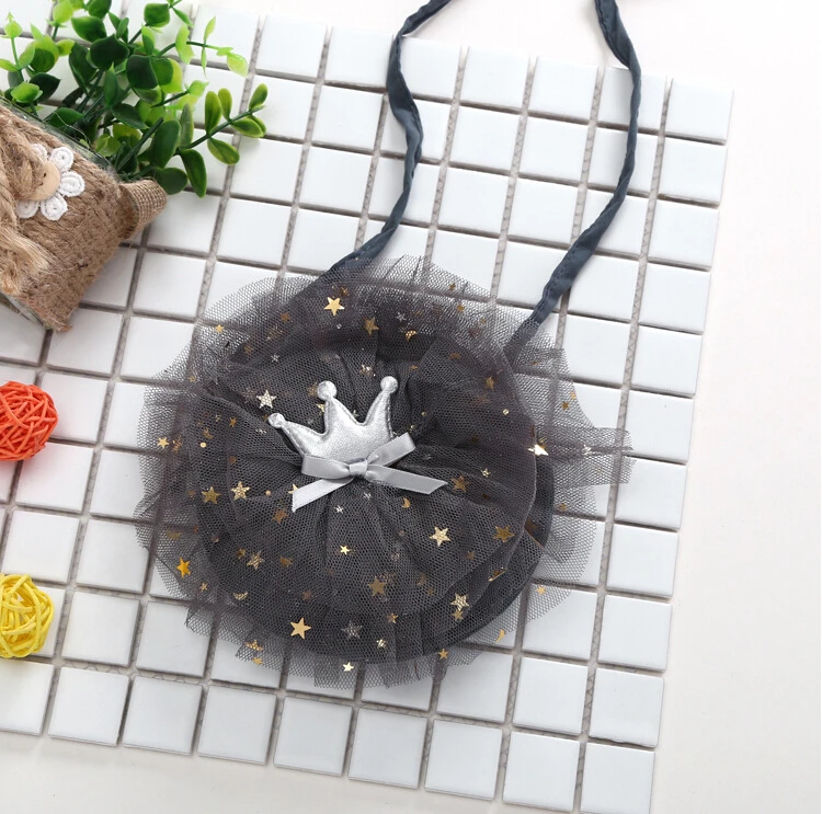 Новинка 2019 года Милая женская Сетчатая Сумка в виде короны для девочек детская