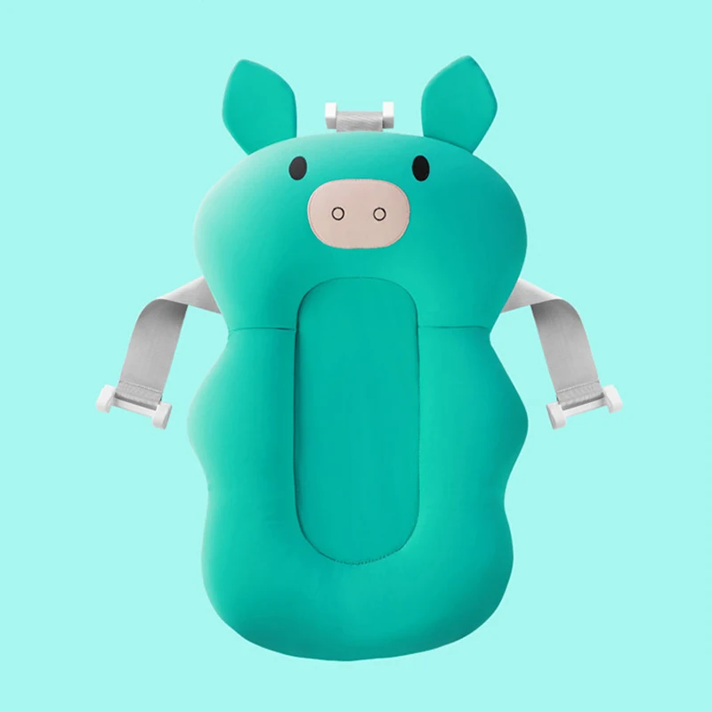 

Newborn Baby Bath Cushion Portable Bath Tub Pad Anti-Slip Cushion Seat Floating Bather Security Pad Mat Shower Bathtub Support