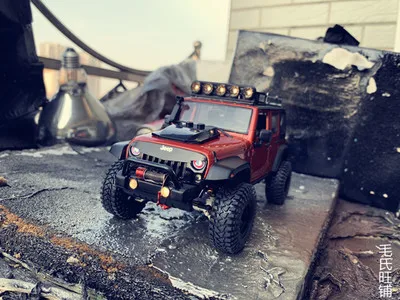 Orange Ручная работа 1:24 RC Гусеничный gk24 альпинистская мофификация автомобиля модифицированная модель автомобиля для Wrangler - Цвет: Orange