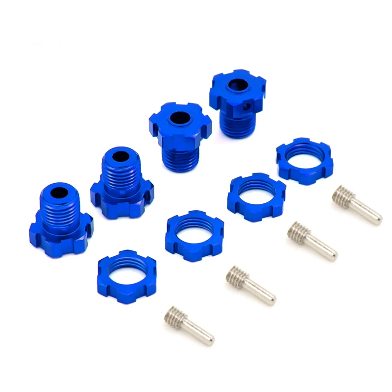 

4Pcs 17mm Hex Nuts Splined Wheel Hubs 5353X for RC Traxxas 1/10 E-MAXX Summit E-REVO REVO 3.3 Slayer Pro 4X4