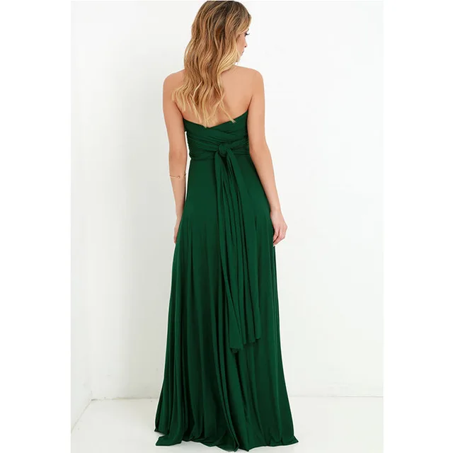 

Sexy Women Multiway Wrap Convertible Boho Maxi Club Red Dress Bandage Long Dress Party Bridesmaids Infinity Robe Longue Femme