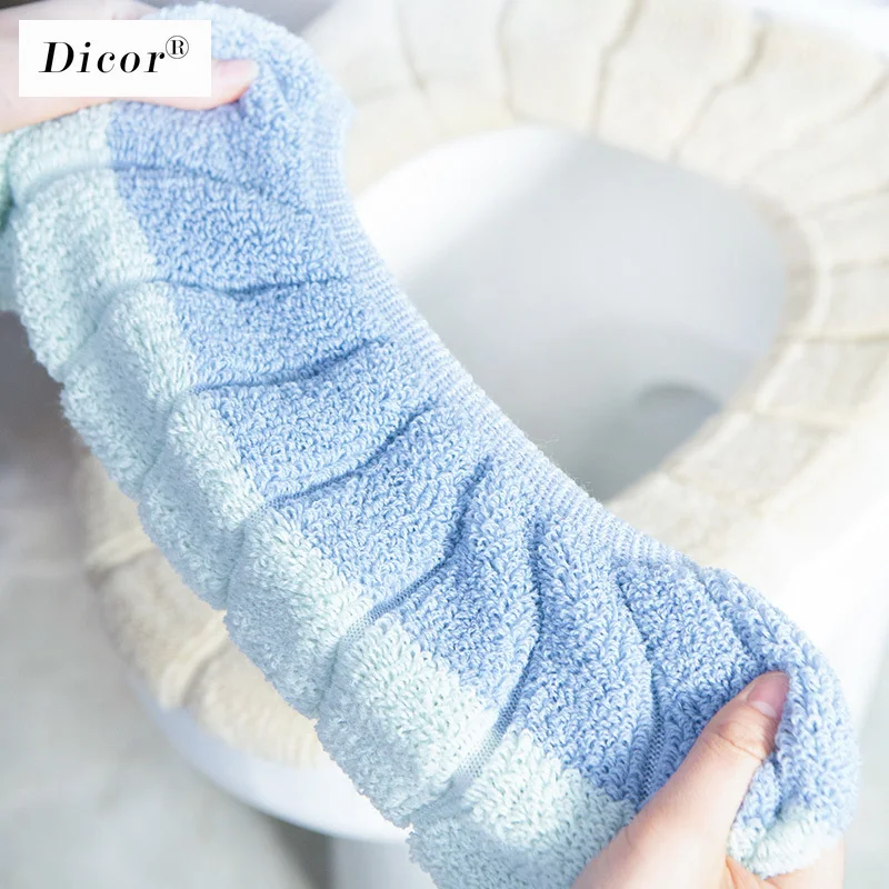 Сиденье для унитаза теплое зимнее мягкое подогреваемое моющееся сиденье коврик