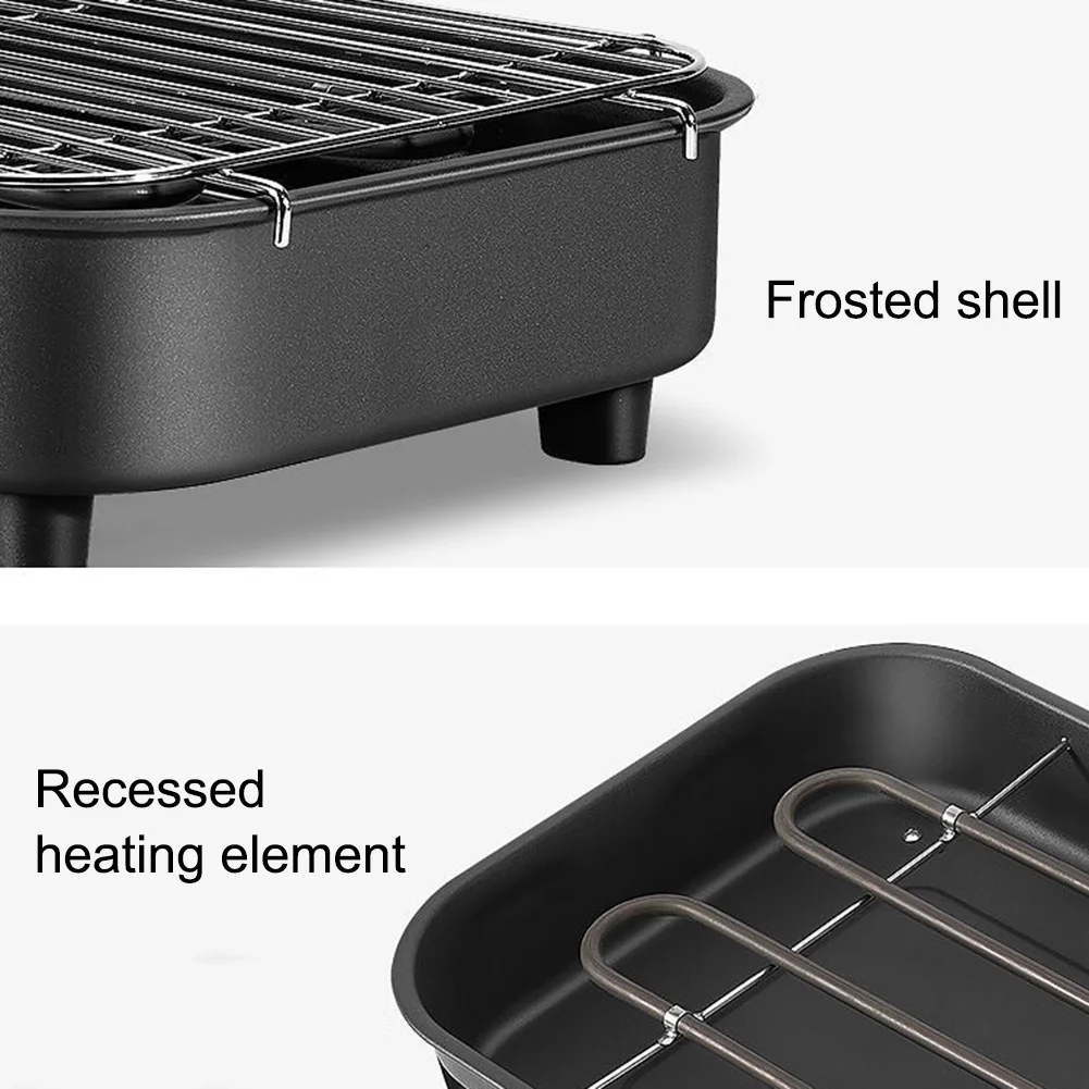 Многофункциональная электрическая плита для барбекю домашняя Бездымная печь