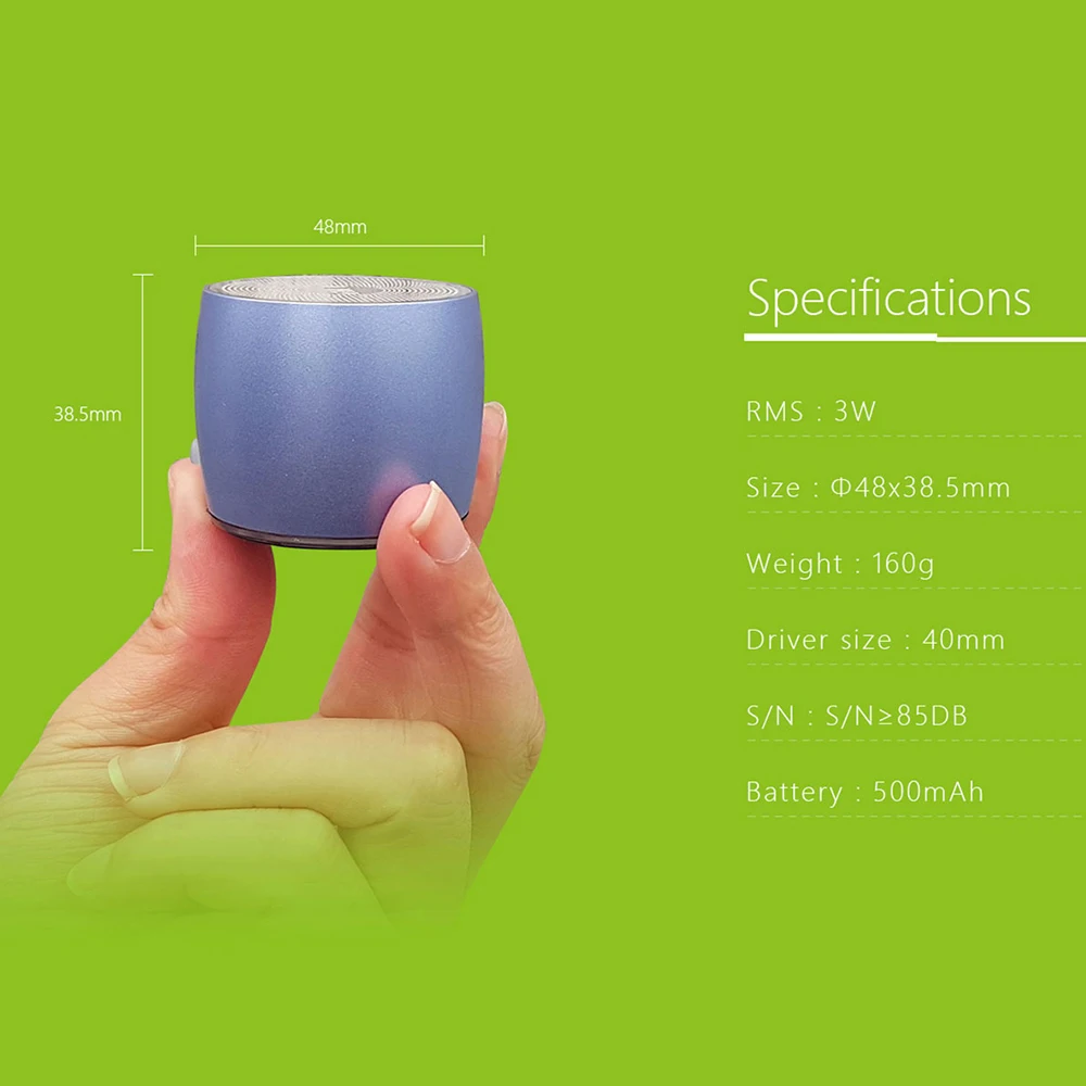 Мини Bluetooth динамик EWA A103 немецкая басовая Колонка для улицы внутреннего лагеря