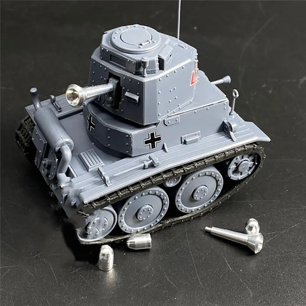 

DIY Mini Metal Barrel Shell Kit for Meng WWT-011 Q Edition German Light Tank Panzer 38T Tank Model Upgrade Parts