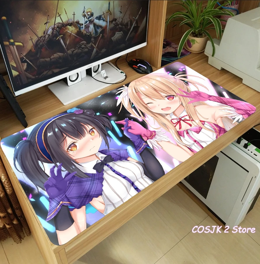 Аниме Fate/kaleid liner Illyasviel von Einzbern Мию Эдельфельт Мышь Pad утепленные ноутбук игровой