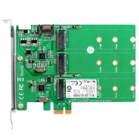 3 port m 2 ssd ngff adapter card supports 1x pcie to m 2 b key adapter raid card sata ssd convert card