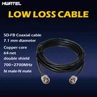 15 10 20 30 м коаксиальный кабель фидера N папа-папа с 700 3500 МГц высокая частота низкая стоимость RG 58 RG213 5d-FB двойной щит