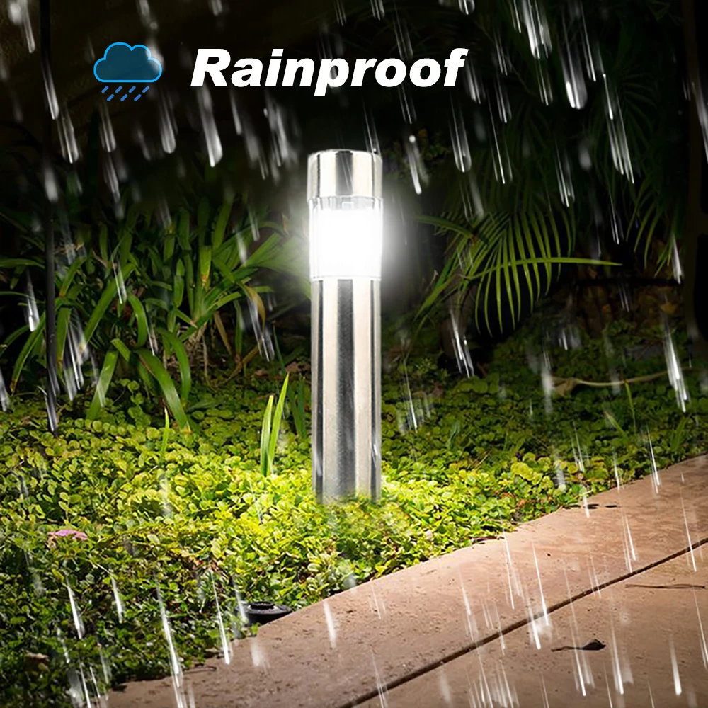 Наружная Светодиодная лампа для лужайки на солнечной батарее беспроводной
