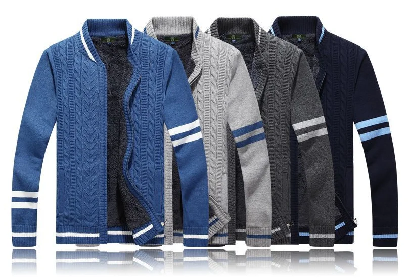 Новый кардиган трикотажная куртка Мужская Повседневная стрикжакка свитер для