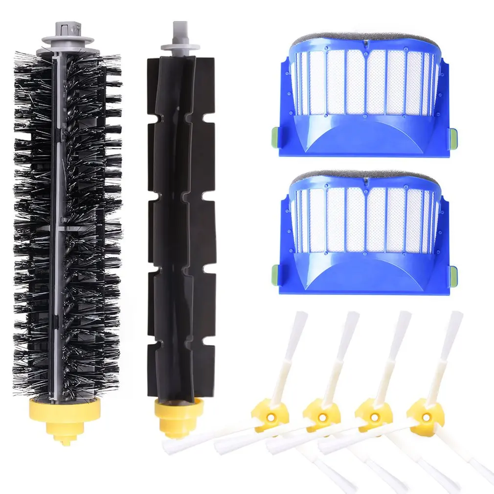 

main brush side brushes AeroVac Filter for iRobot Roomba 600 620 630 650 660 675 680 690 for iRobot Roomba accessories